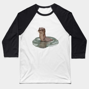 otter Baseball T-Shirt